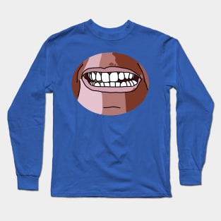 Mouth of the Artist in Flesh Tones Face Long Sleeve T-Shirt
